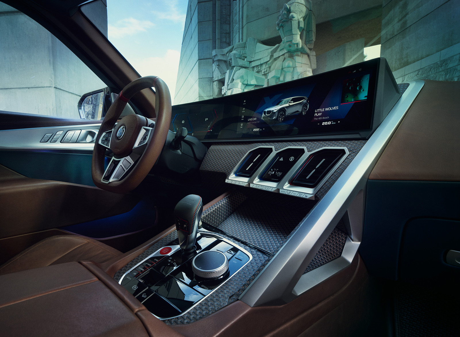 2021 BMW XM Concept Central Console Wallpapers #25 of 66
