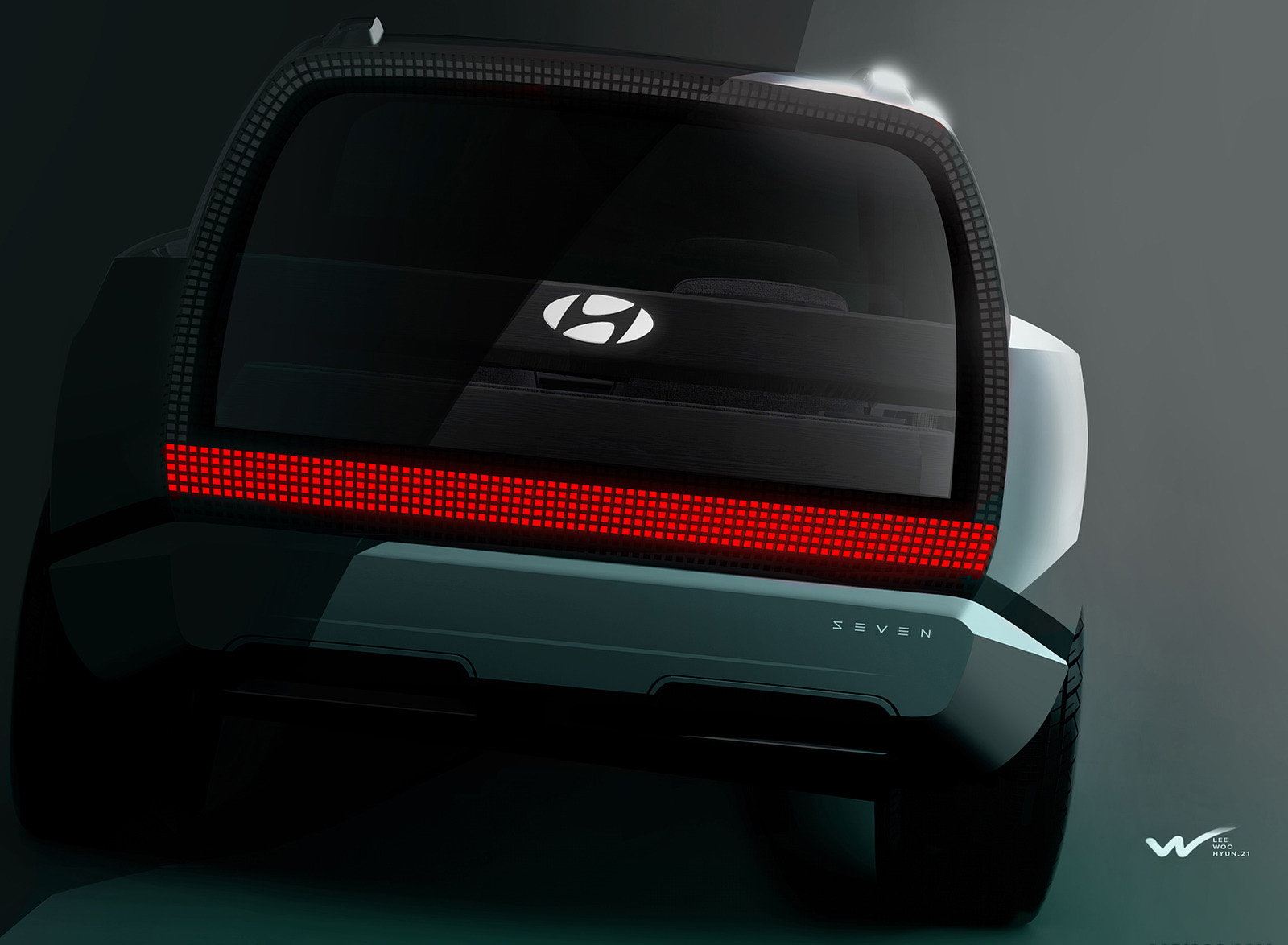 2021 Hyundai SEVEN Concept Rear Wallpapers (6)