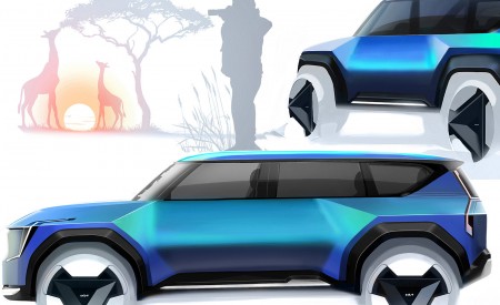 2021 Kia EV9 Concept Design Sketch Wallpapers 450x275 (39)