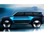 2021 Kia EV9 Concept Design Sketch Wallpapers 150x120 (45)