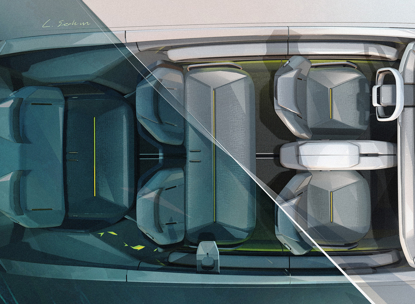 2021 Kia EV9 Concept Design Sketch Wallpapers #53 of 58