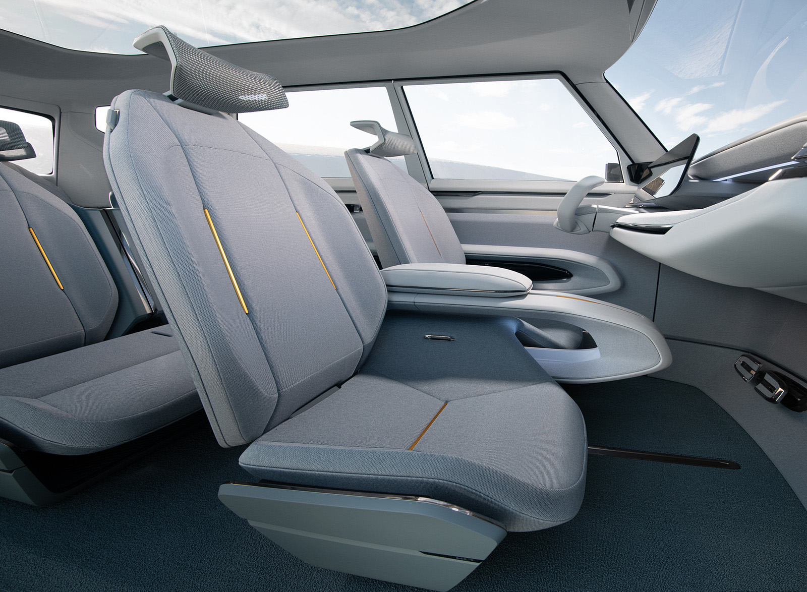 2021 Kia EV9 Concept Interior Front Seats Wallpapers #36 of 58