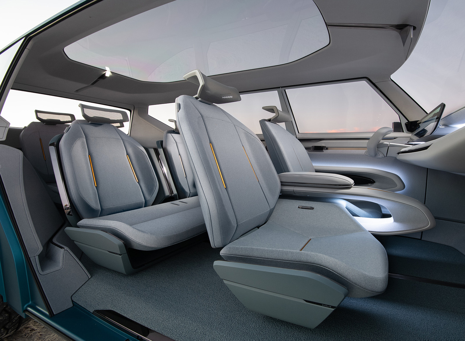 2021 Kia EV9 Concept Interior Seats Wallpapers #37 of 58