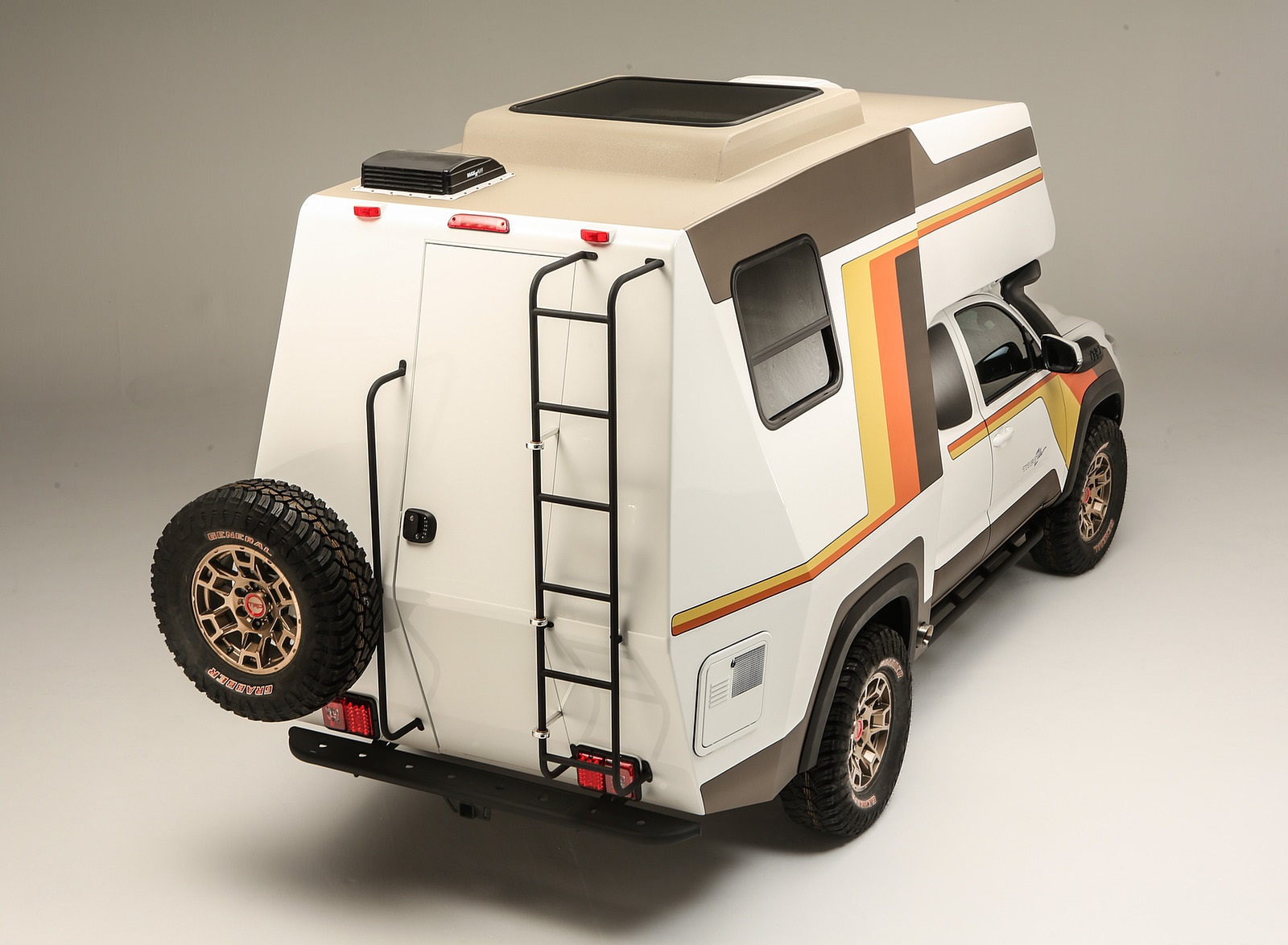 2021 Toyota Tacoma TacoZilla Camper Concept Rear Three-Quarter Wallpapers (3)