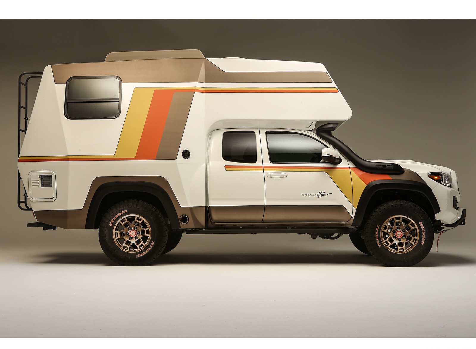 2021 Toyota Tacoma TacoZilla Camper Concept Side Wallpapers (5)