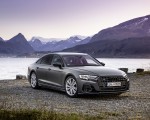 2022 Audi A8 (Color: Daytona Grey Matt Effect) Front Three-Quarter Wallpapers 150x120 (16)