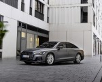 2022 Audi A8 (Color: Daytona Grey Matt Effect) Front Three-Quarter Wallpapers 150x120 (10)