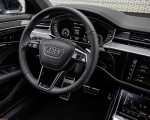 2022 Audi A8 (Color: Daytona Grey Matt Effect) Interior Steering Wheel Wallpapers 150x120 (15)
