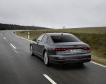 2022 Audi A8 (Color: Daytona Grey Matt Effect) Rear Three-Quarter Wallpapers 150x120