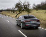 2022 Audi A8 (Color: Daytona Grey Matt Effect) Rear Three-Quarter Wallpapers 150x120