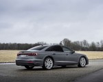 2022 Audi A8 (Color: Daytona Grey Matt Effect) Rear Three-Quarter Wallpapers 150x120