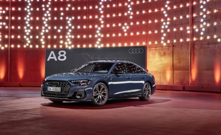 2022 Audi A8 Front Three-Quarter Wallpapers  450x275 (44)