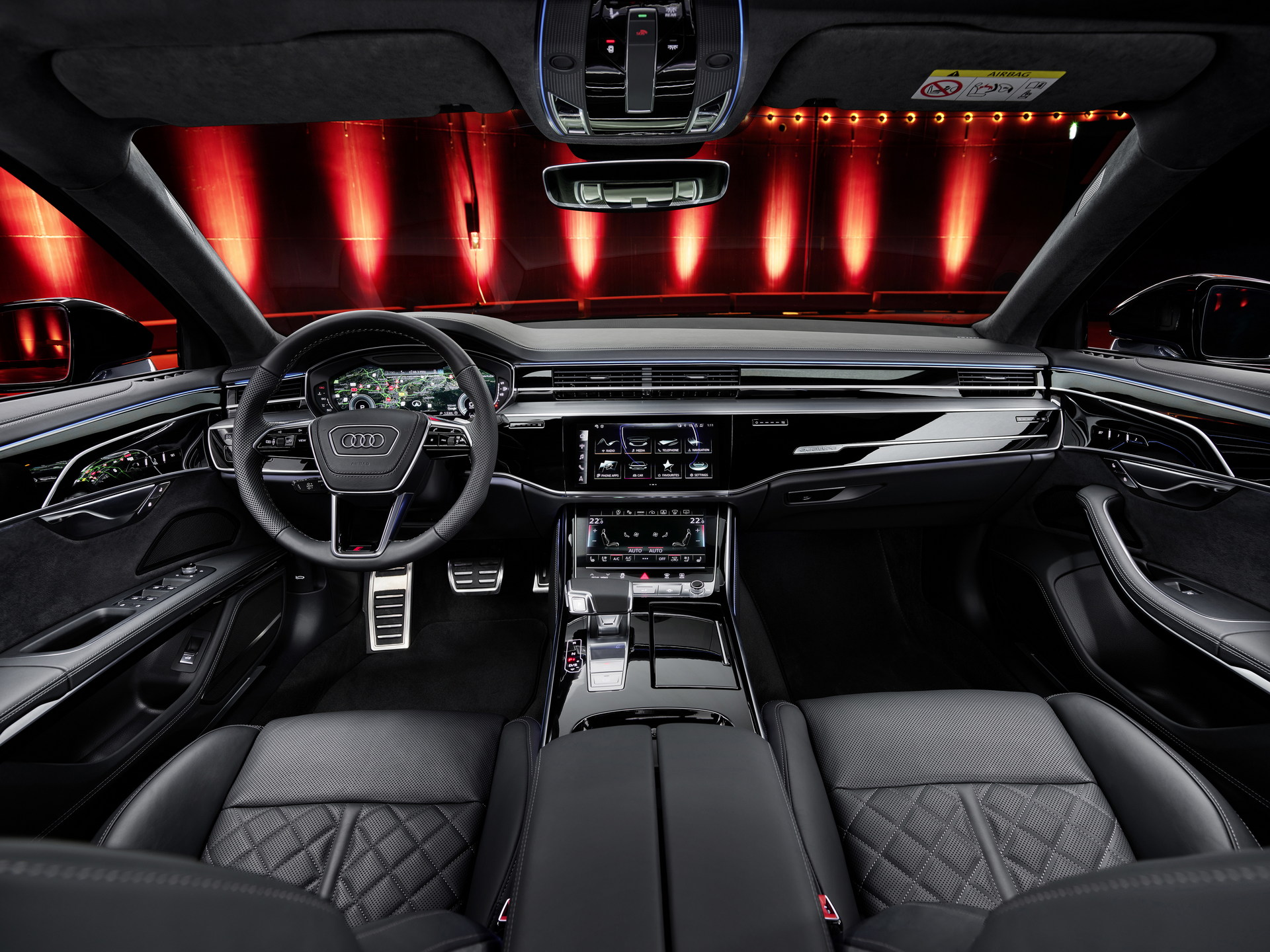 2022 Audi A8 Interior Cockpit Wallpapers #58 of 64