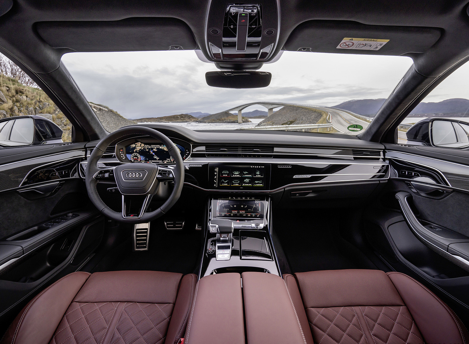 2022 Audi A8 Interior Cockpit Wallpapers #42 of 64