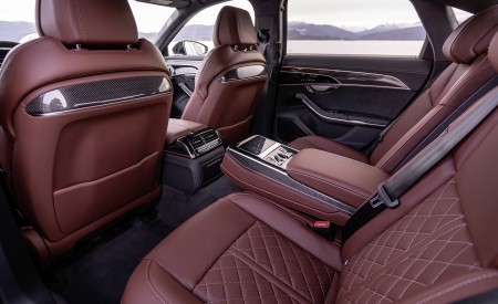 2022 Audi A8 Interior Rear Seats Wallpapers 450x275 (43)