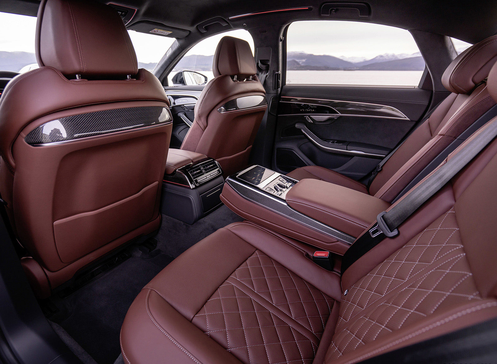 2022 Audi A8 Interior Rear Seats Wallpapers #43 of 64