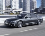 2022 Audi A8 L (Color: Manhattan Grey) Front Three-Quarter Wallpapers 150x120