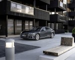 2022 Audi A8 L (Color: Manhattan Grey) Front Three-Quarter Wallpapers 150x120