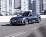 2022 Audi A8 L (Color: Manhattan Grey) Front Three-Quarter Wallpapers 150x120 (3)