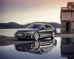 2022 Audi A8 L (Color: Manhattan Grey) Front Three-Quarter Wallpapers 150x120 (49)