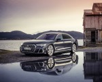 2022 Audi A8 L (Color: Manhattan Grey) Front Three-Quarter Wallpapers 150x120