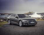 2022 Audi A8 L (Color: Manhattan Grey) Front Three-Quarter Wallpapers 150x120