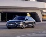 2022 Audi A8 L (Color: Manhattan Grey) Front Three-Quarter Wallpapers 150x120 (7)