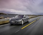 2022 Audi A8 L (Color: Manhattan Grey) Front Three-Quarter Wallpapers 150x120