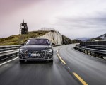 2022 Audi A8 L (Color: Manhattan Grey) Front Wallpapers 150x120