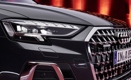 2022 Audi A8 L (Color: Manhattan Grey) Headlight Wallpapers 450x275 (78)