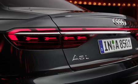 2022 Audi A8 L (Color: Manhattan Grey) Tail Light Wallpapers 450x275 (79)