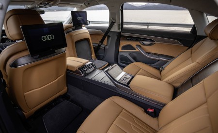 2022 Audi A8 L Interior Rear Seats Wallpapers  450x275 (64)