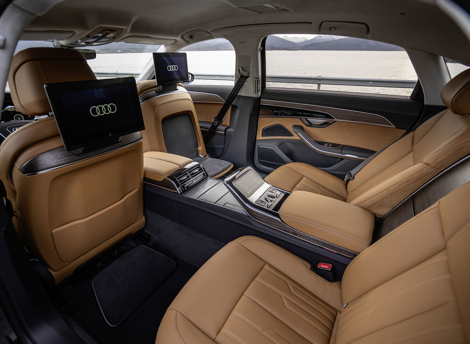 2022 Audi A8 L Interior Rear Seats Wallpapers  #64 of 91