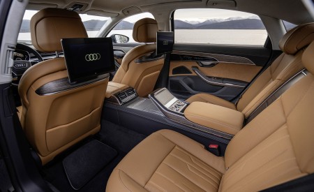 2022 Audi A8 L Interior Rear Seats Wallpapers 450x275 (66)