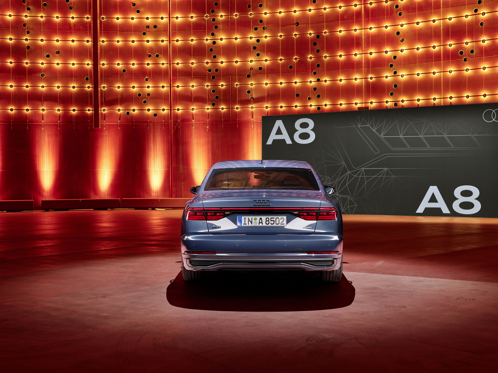2022 Audi A8 Rear Wallpapers #49 of 64