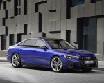 2022 Audi S8 (Color: Ultra Blue) Front Three-Quarter Wallpapers 150x120 (6)