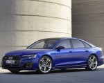 2022 Audi S8 (Color: Ultra Blue) Front Three-Quarter Wallpapers 150x120 (3)