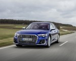 2022 Audi S8 (Color: Ultra Blue) Front Wallpapers 150x120 (14)