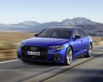 2022 Audi S8 (Color: Ultra Blue) Front Wallpapers 150x120 (1)