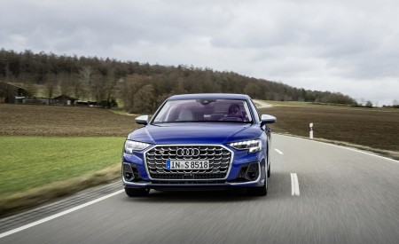 2022 Audi S8 (Color: Ultra Blue) Front Wallpapers 450x275 (16)