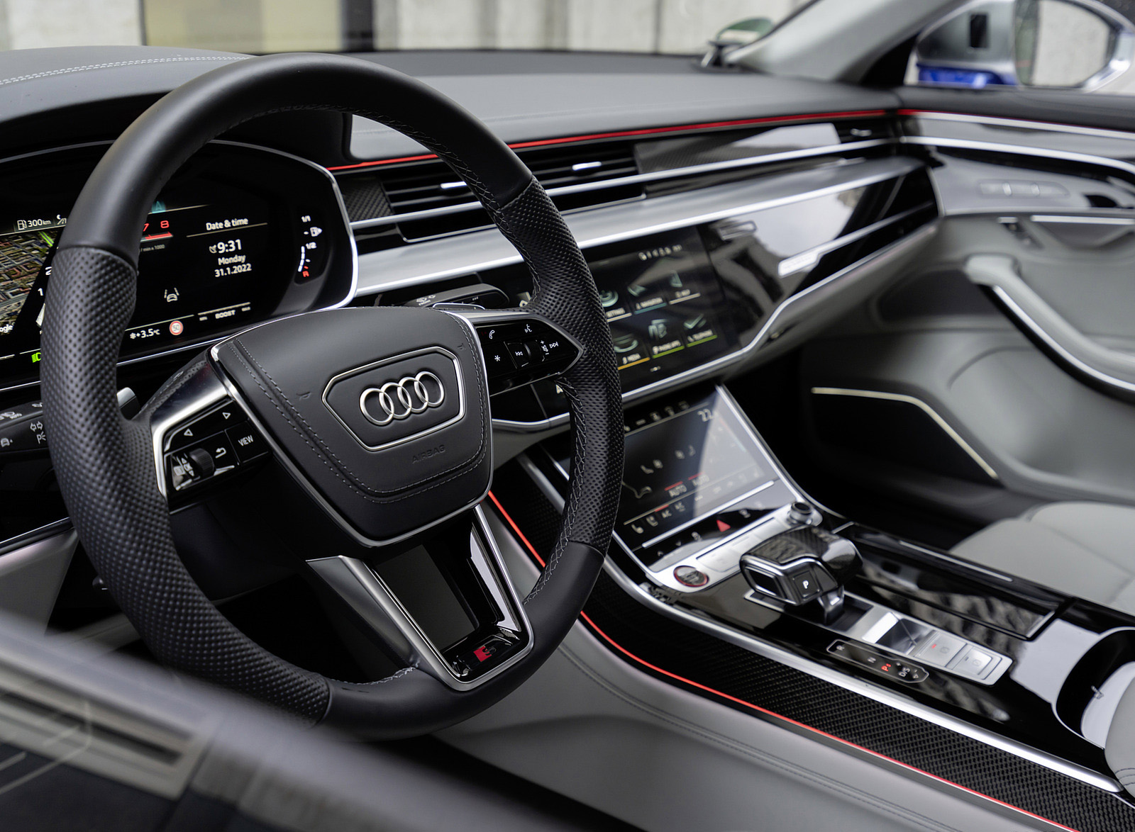 2022 Audi S8 Interior Wallpapers #34 of 53