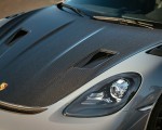 2022 Porsche 718 Cayman GT4 RS (Color: Arctic Grey) Headlight Wallpapers 150x120