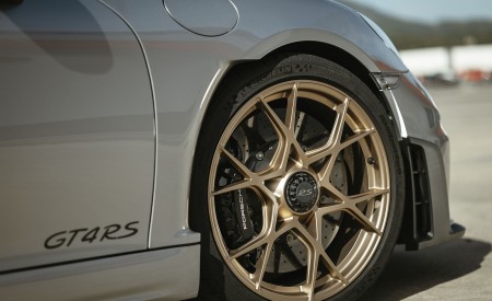 2022 Porsche 718 Cayman GT4 RS (Color: GT Silver Metallic) Wheel Wallpapers 450x275 (347)