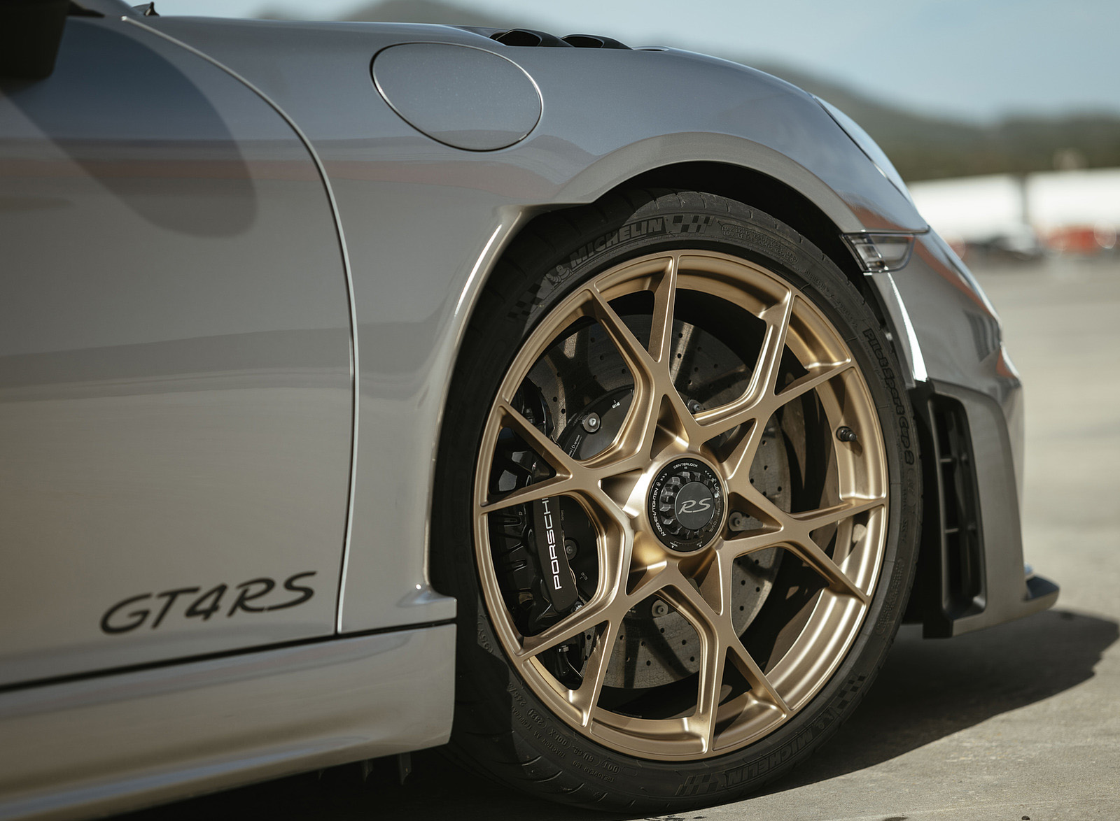 2022 Porsche 718 Cayman GT4 RS (Color: GT Silver Metallic) Wheel Wallpapers #347 of 382