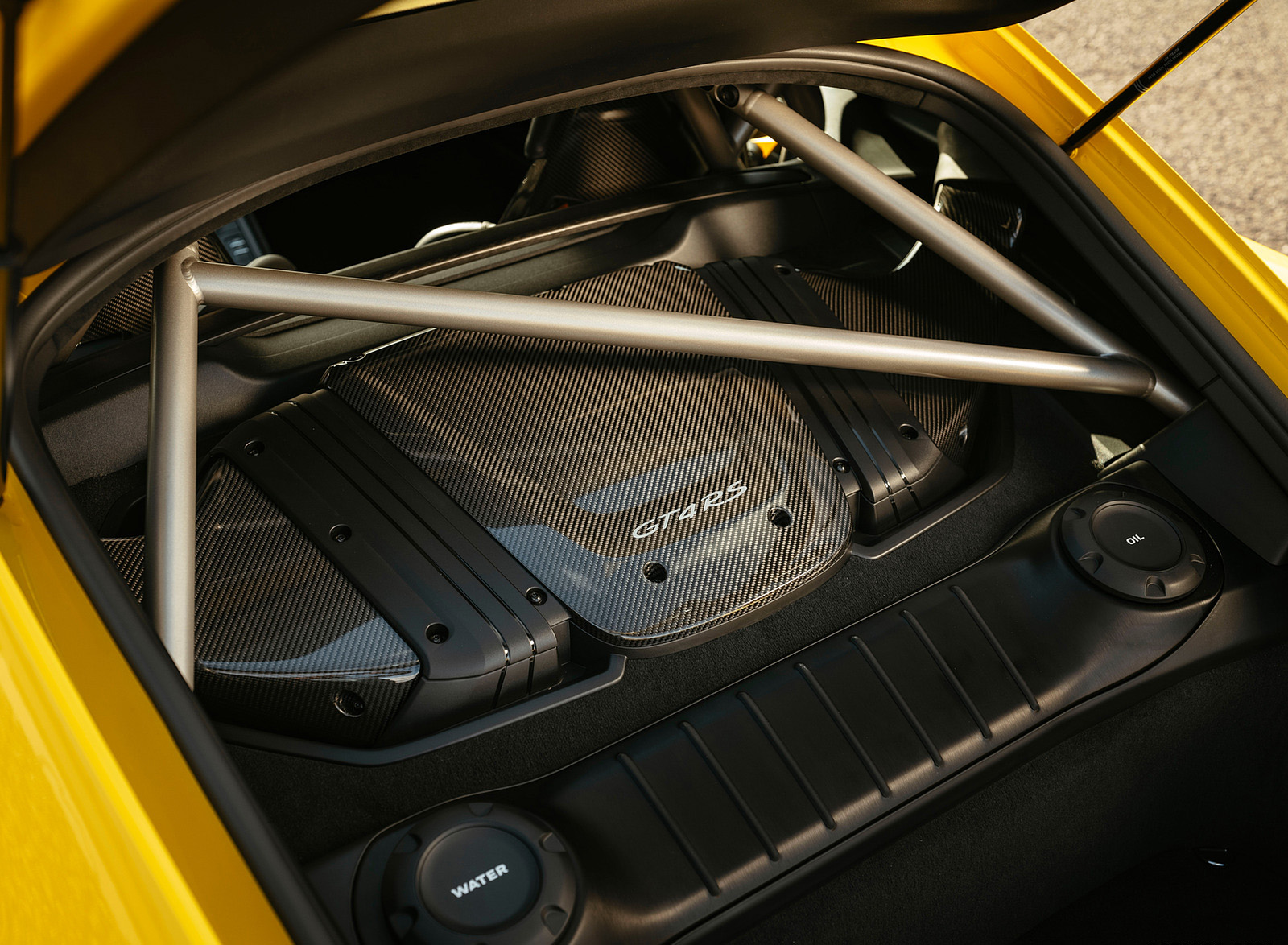 2022 Porsche 718 Cayman GT4 RS (Color: Racing Yellow) Engine Wallpapers #287 of 382