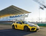 2022 Porsche 718 Cayman GT4 RS (Color: Racing Yellow) Front Three-Quarter Wallpapers 150x120