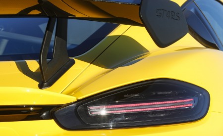 2022 Porsche 718 Cayman GT4 RS (Color: Racing Yellow) Tail Light Wallpapers 450x275 (277)