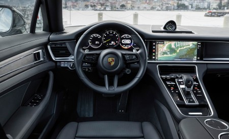 2022 Porsche Panamera 4 E-Hybrid Platinum Edition (Color: Jet Black Metallic) Interior Cockpit Wallpapers 450x275 (33)