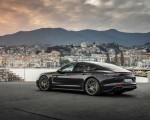 2022 Porsche Panamera 4 E-Hybrid Platinum Edition (Color: Jet Black Metallic) Rear Three-Quarter Wallpapers 150x120 (19)