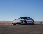 2022 Porsche Taycan GTS (Color: Crayon) Front Three-Quarter Wallpapers 150x120